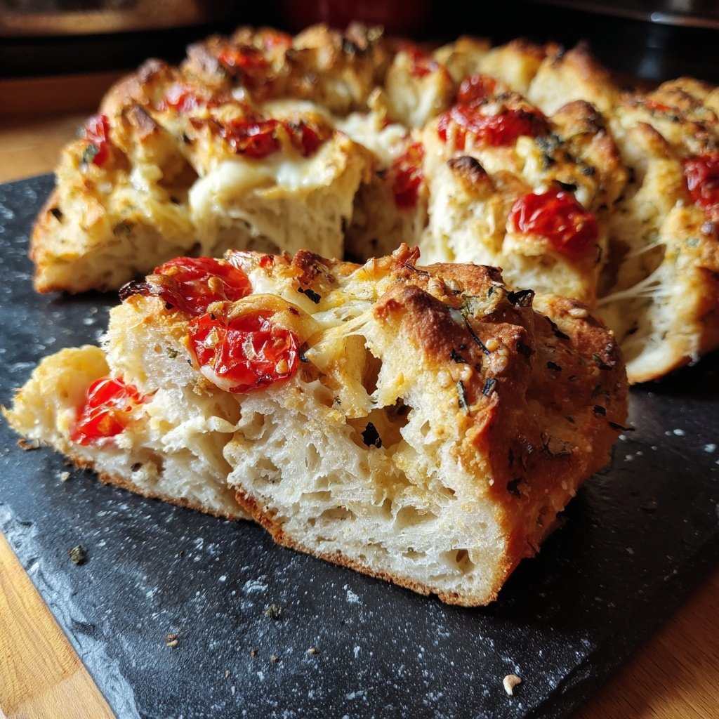 Zupfbrot Mit Tomaten Und Mozzarella