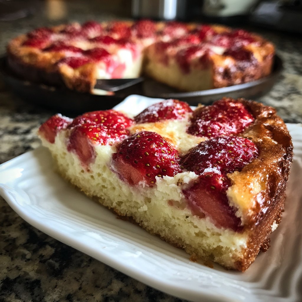 Erdbeerkuchen Mit Schmand