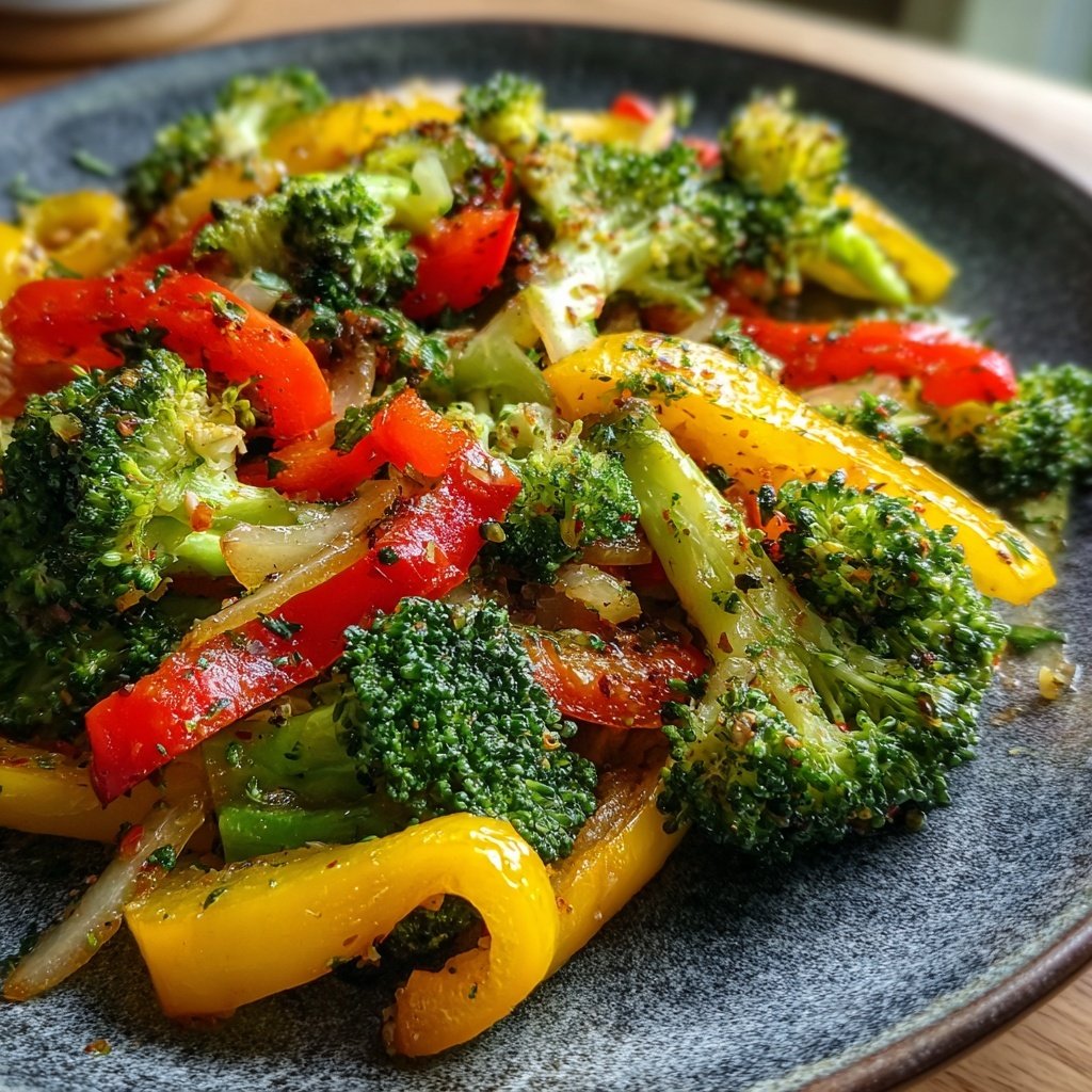 Kalorienarme Pfanne Mit Brokkoli