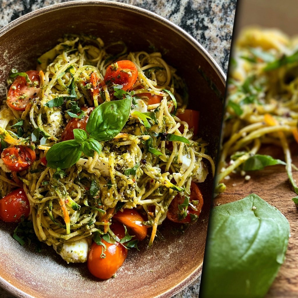 Nudelsalat Mit Pesto Und Mozzarella