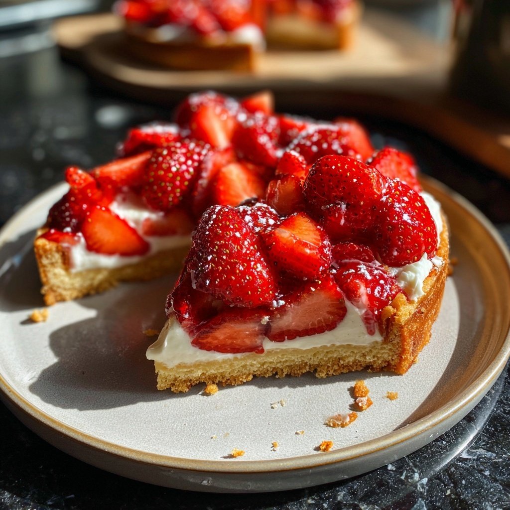 Erdbeerkuchen Mit Keksboden